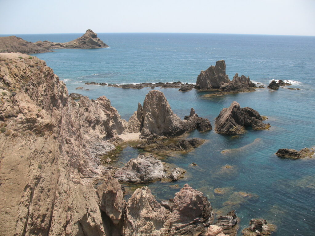 arrecife de las sirenas Cabo de gata vacaciones